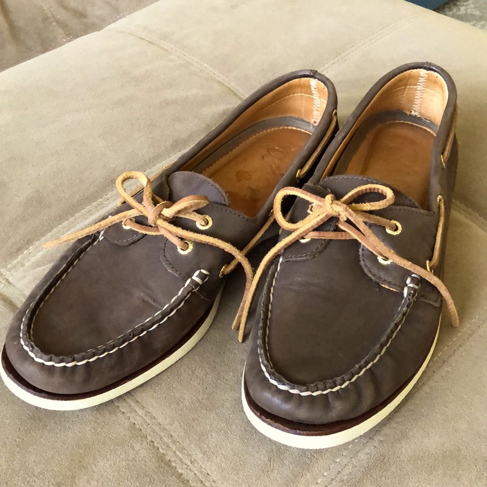 Sperry Top sider brown leather men’s 10.5 M
